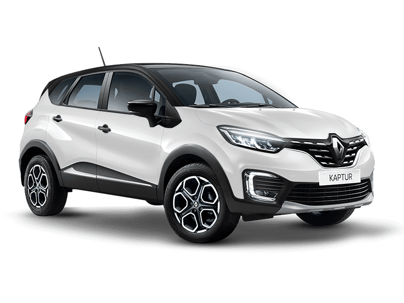 Renault Kaptur - Белый с черной крышей